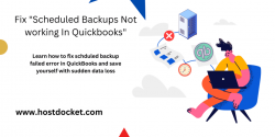 How to fix “Scheduled Backups are not working in QuickBooks”?