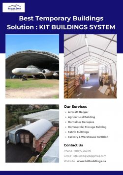 Heavy-Duty, Adaptable Aircraft Hangars – Kit Building Systems