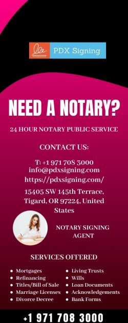 Notary signing agents in Beaverton