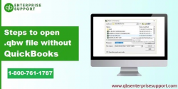 open the QBW file without using QuickBooks