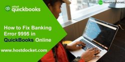 Fix Banking Error 9995 in QuickBooks Online – With Easy Steps