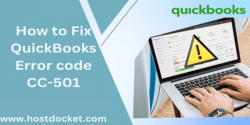 Fix QuickBooks Error Code cc-501 using online service