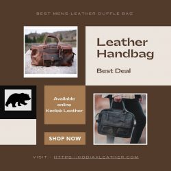 Kodiak Leather: Men’s Leather Duffle Bags