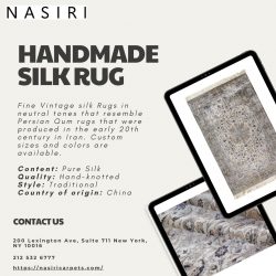 Luxurious Handmade Silk Rugs by Nasiri Carpets