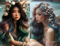 Enchanting Elegance: Dive into the Trend with Mermaid Hair Magic