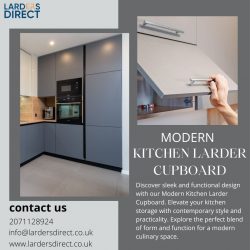 Modern Kitchen Larder Cupboard