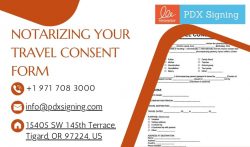 Notarizing your Travel Consent Form