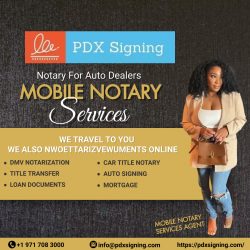 Notary For Auto Dealers