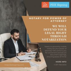 Notary for Power of Attorney