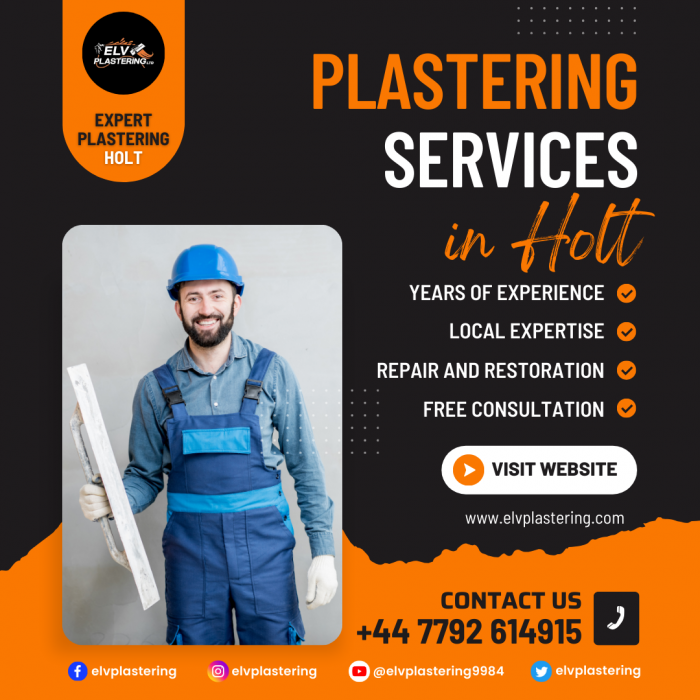 Plastering Service in Holt | ELV Plastering