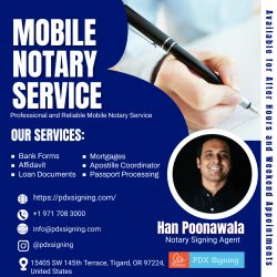 Professional and Reliable Mobile Notary Service