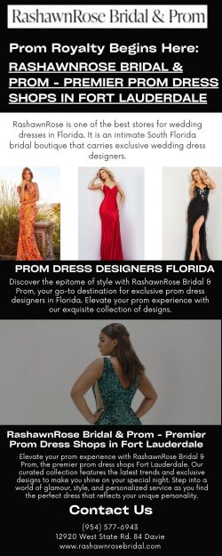 RashawnRose Bridal & Prom – Premier Prom Dress Shops in Fort Lauderdale
