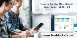 How to Fix QuickBooks Error 6000, 83 (Company File Error)?