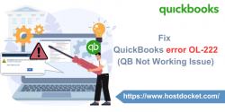 How to solve QuickBooks error OL-222?