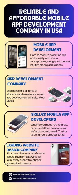 Reliable And Affordable Mobile App Development Company In USA