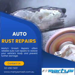 Reliable Auto Rust Repairs: Marty’s Smash Repairs