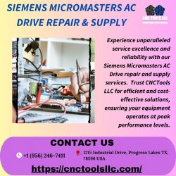 Reliable Siemens Micromasters AC Drive Repair & Supply By CNC Tools LLC