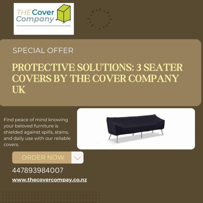 Protective Solutions: 3 Seater Covers by The Cover Company UK