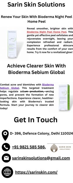 Rejuvenate Your Skin With Sarin Skin Solutions’ Home Peel – Bioderma Night Peel