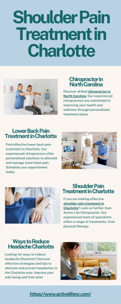 Shoulder Pain Treatment in Charlotte