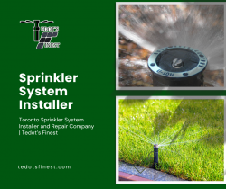 Best Sprinkler System Installer – Tedot’s Finest