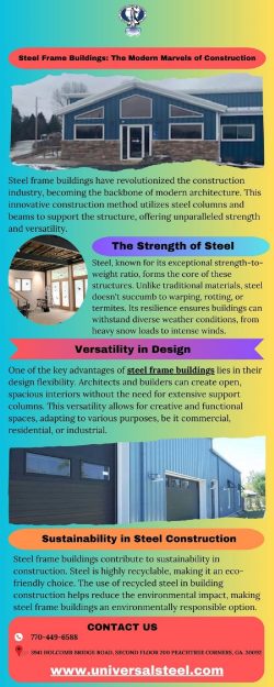 Strength in Structure: Unveiling the Excellence of Steel Frame Buildings