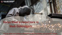 Surya Steel’s round bars in Madi Gobindgarh
