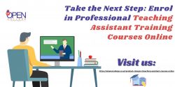 Explore Teaching Assistant Training Courses Online at UK Open College