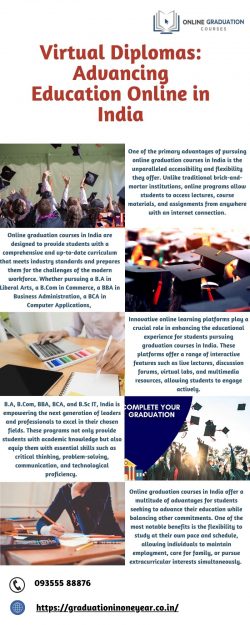 The Next Generation of Graduates in India: Online Graduation Courses