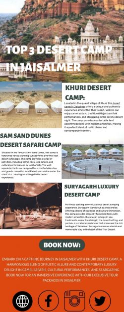 Top 3 Desert Camp in Jaisalmer