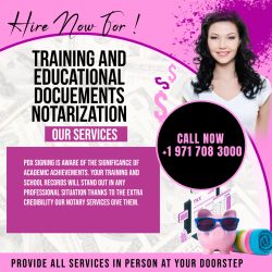 training and educational Documents Notarization