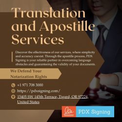 Translation and Apostille Services