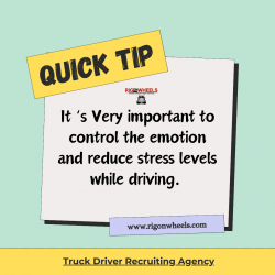 Truck Driver Recruiting Agency – Control the Emotions