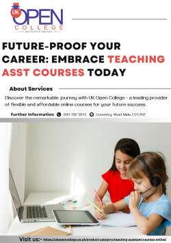 Enroll in Teaching Asst Courses for a Successful Career