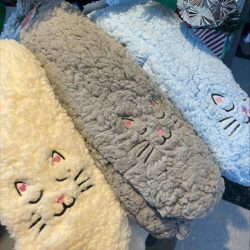 Fuzzy Cat Sleep Socks