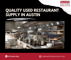 Quality Used Restaurant Supply in Austin