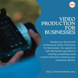 Video Production for Businesses