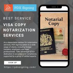 Visa Copy Notarization Services