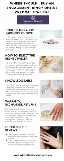 Where Should I Buy An Engagement Ring? Online Vs Local Jewelers