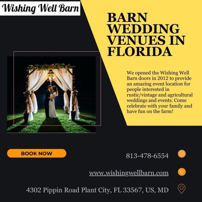 Wishing Well Barn: Rustic Charm for Florida Weddings