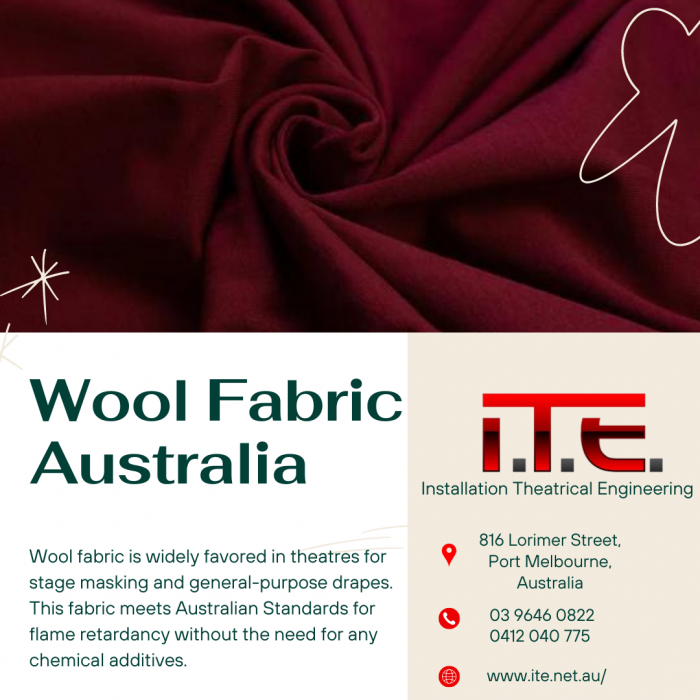Discover the Excellence of Wool Fabric Australia at Installation Theatrical Engineering