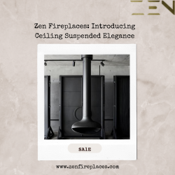 Zen Fireplaces: Introducing Ceiling Suspended Elegance