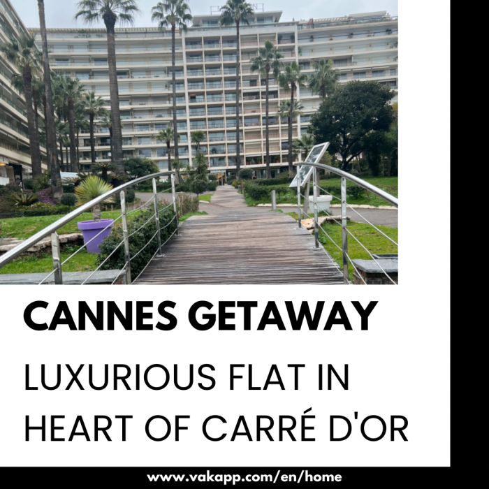 3-star rated apartment rental Cannes