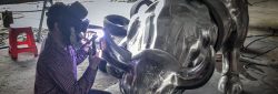 Raging Bull Sculpture