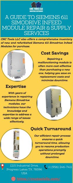 An Overview Of Siemens 611 Simodrive Infeed Module Repair & Supply Services