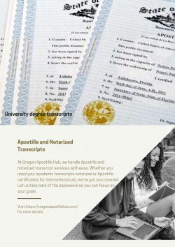 Apostille and Notarized Transcripts