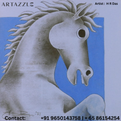 Horse Head Wall-Art at Artazzle