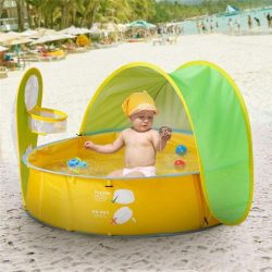 Unwind in the Sun with TiipiKids’ Baby Pool with Shade