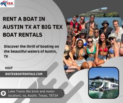 Discover Austin’s Waters: Boat Rentals with Big Tex!