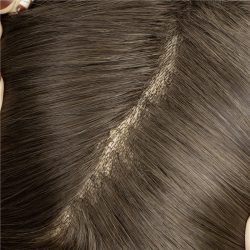 BIO single knot hair toupee for men with natural hairline